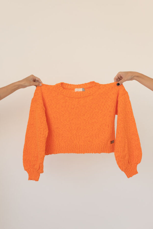 Tricot Cropped Oversized  Algodao Fire
