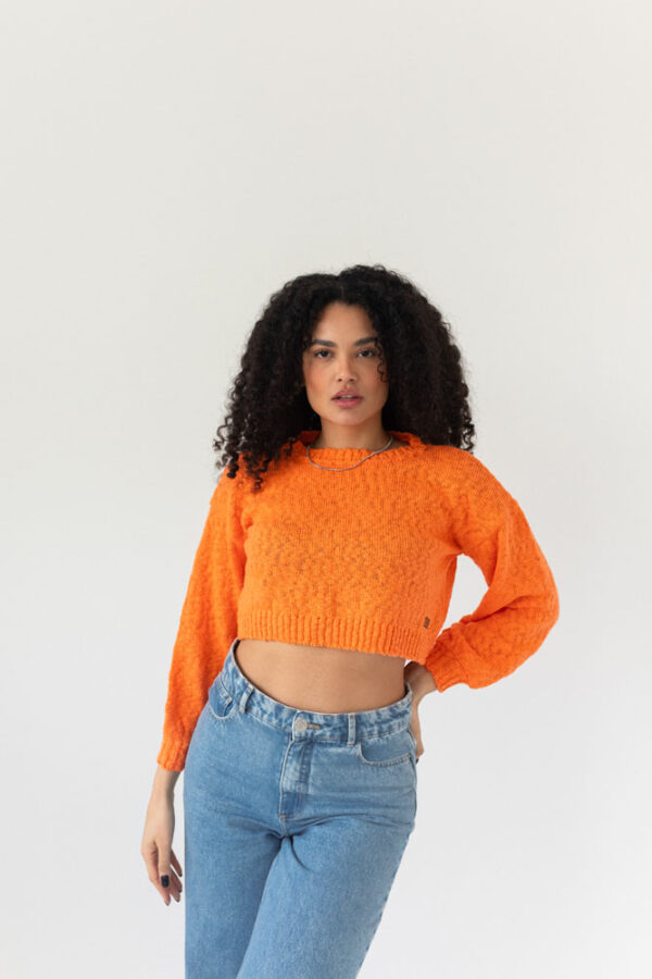 Tricot Cropped Oversized  Algodao Fire2
